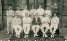 Fairfax Cricket team 1923. Postcard.