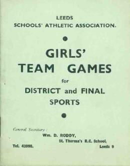 Girls' Team Games for the District and Final Sports